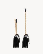 YSL Sunset Large in Crocodile-Embossed Leather - Image 5